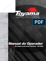 ROÇADEIRA TOYAMA Manual Do Operador Tbc43xp Tbc50xp