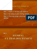 Bai 1- Hanh Vi Va Thay Doi Hanh Vi