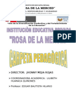 Carpeta Pedagogica 2013