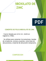 Policarboxilato de Zinc