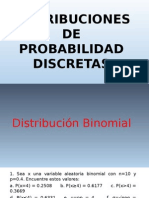 Distribuciones de Probabilidad