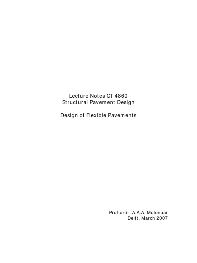 Flexible Pavement Design Methods | PDF | Road Surface | Fracture
