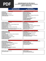 Horário 1º Semestre 2015 Ciências Sociais Intercâmbio