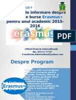 15 Octombrie Erasmus Prezentare