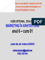 Marketing in Arh an 6 Sem 1 Curs Opt 01 2014 2015