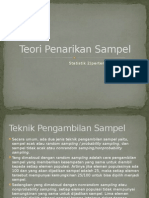 Teori Penarikan Sampel