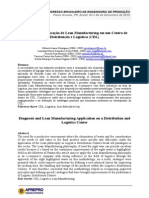 Artigo Diagnóstico e Aplicação de Lean Manufacturing Em Um Centro de Distribuição e Logística CDL