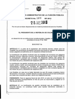 Decreto 1390 Del 28 de Junio de 2013