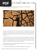 9 Dicas Para Você Se Preparar Melhor Para a Crise Iminente