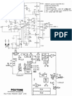 Polytone 378 (LM391, 2N5880, 5882) Power Amp Schematic