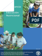 Importancia de Educar en Nutricional
