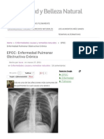 EPOC - Enfermedad Pulmonar Obstructiva Crónica - Blog Salud y Belleza Natural