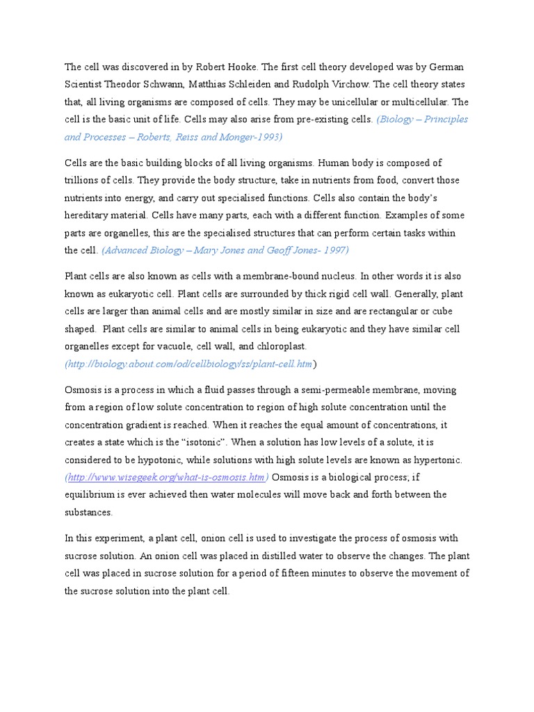 Osmosis in biology image