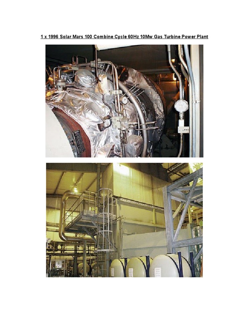 For Sale: 1996 Solar Mars 100 Turbine | PDF | Science & Mathematics ...