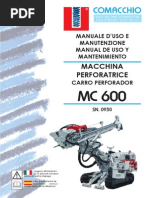 Manuale Uso MC600