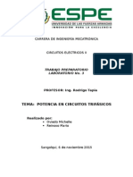 Preparatorio Potencia en Circuitos Trifasicos