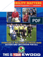Access and Inclusion For All: Everyone Is Welcome at Ewood Park