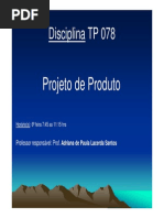 Aula 2 Projeto de Produto