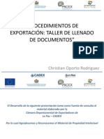 Procedimientos de Exportacion de Bolivia