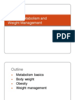 Metabolism and Weight PDF