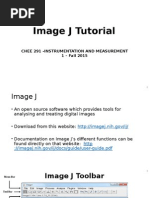 Image J Tutorial: Chee 291 - Instrumentation and Measurement 1 - Fall 2015