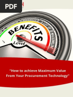 Enrich White Paper How To Achieve Maximum Value From Your Procurement Technology