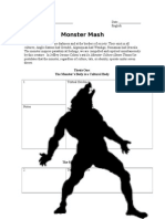 Monster Mash Sheet