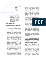 El Debate Sobre El Aborto en Colombia