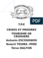 T.P.E Crises Et Progres Tourisme de Croisiere Antonin ESCOUGNOU Nuiarii TEUIRA - PERE Teiva HALFON