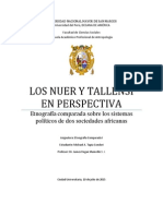 Los Nuer y Tallensi en Perspectiva. Etnografía Comparada Sobre Los Sistemas Políticos de Dos Sociedades Africanas PDF