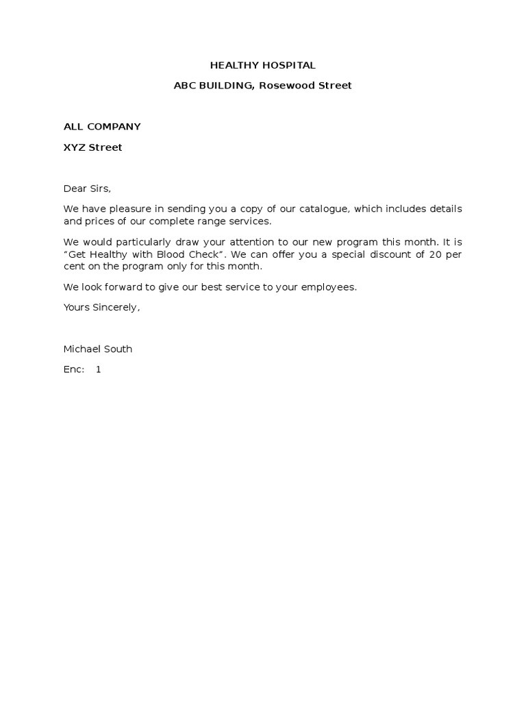 Contoh Circular Letter Pdf Business