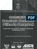 PILKADA SERENTAK, EKSKLUSI PARTAI POLITIK,  DAN MASA DEPAN POLITIK REPRESENTASI