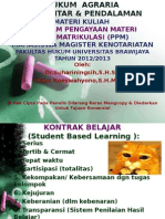 Hukum Agrariamateri PPM MKN 2012