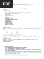 Foss Lab Programs