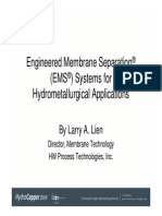 EMS For Hydrometallurgical Applications