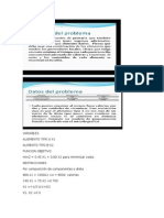 Programacion Lineal Modelo VARIABLES