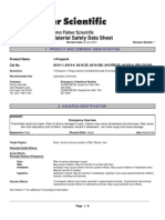 Material Safety Data Sheet: 1. Product and Company Identification