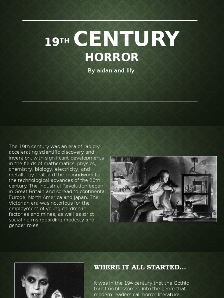 19th century horror stories essay picture