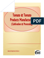 Tomato & Tomato Products Manufacturing