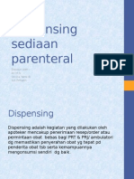 Dispensing sediaan parenteral