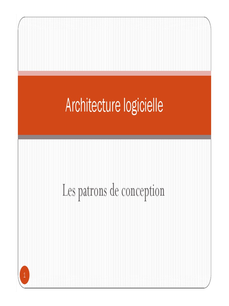Introduction aux patrons de conception | PDF | Interface (Informatique ...