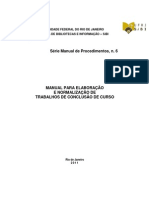 Manual para Elaboração de TCC