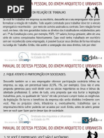 Pequeno Manual de Defesa Do Jovem Arquiteto e Urbanista