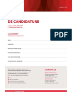 Le Dossier de Candidature de Cécile de Ménibus