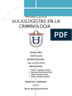 80691751 Modelos Sociologicos de la criminologia 