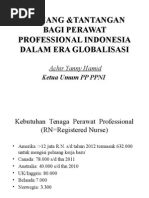 Peluang &Tantangan Bagi Perawat Professional Indonesia Dalam