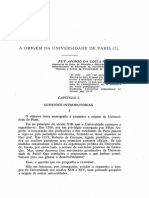 1967 - Ruy Afonso Da Costa Nunes a Origem Da Universidade de Paris (I)