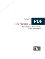 L'ÉCRIVAIN SOCIAL LA CONDITION DE L'ÉCRIVAIN À L'ÂGE NUMÉRIQUE, Frédéric Martel