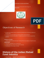 Consumer Preference Study Mutual Fund Schemes