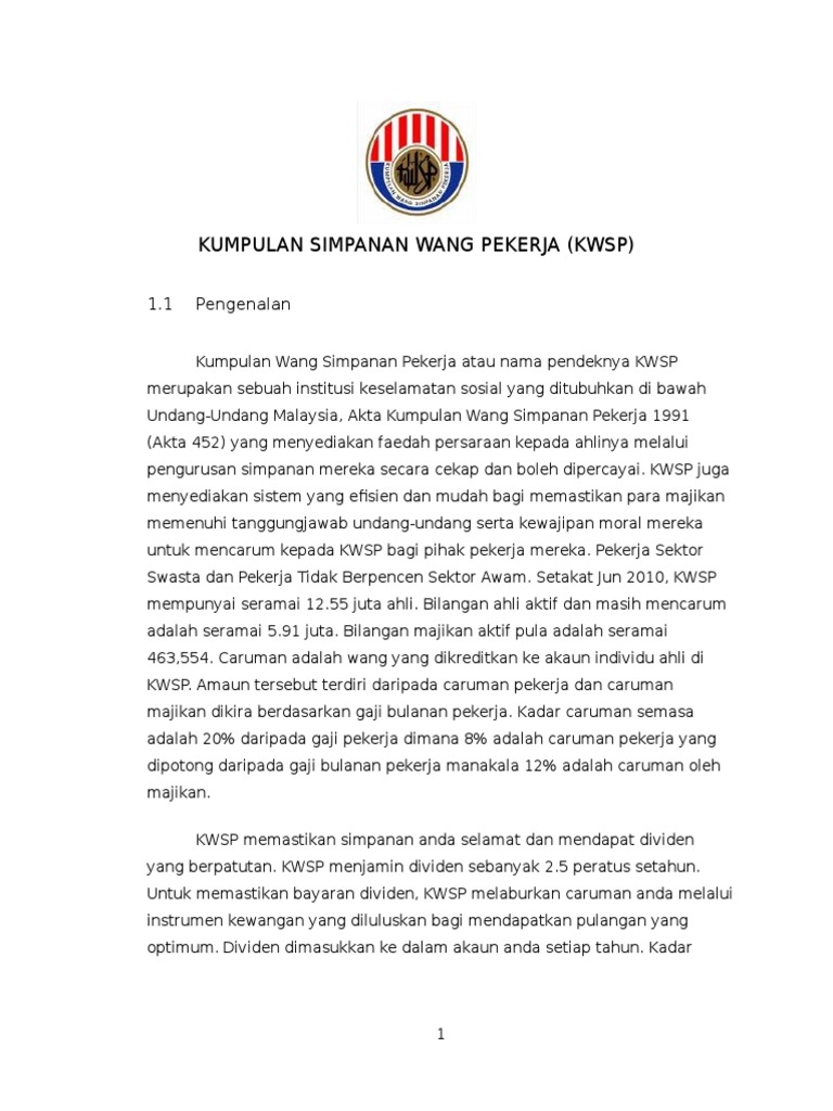 E Caruman By Kumpulan Wang Simpanan Pekerja Kwsp